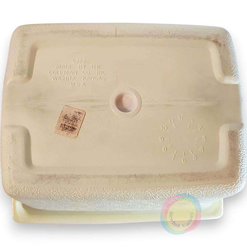 Vintage Coleman Lil Oscar Orange Cooler 5272 - Picture 7 of 16